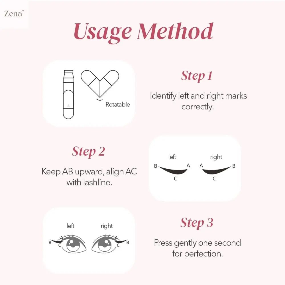 Waterproof eyeliner demonstration